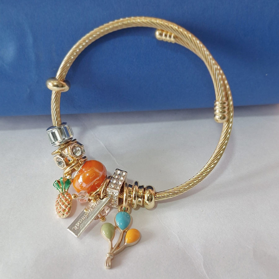Golden Pandora Bracelet