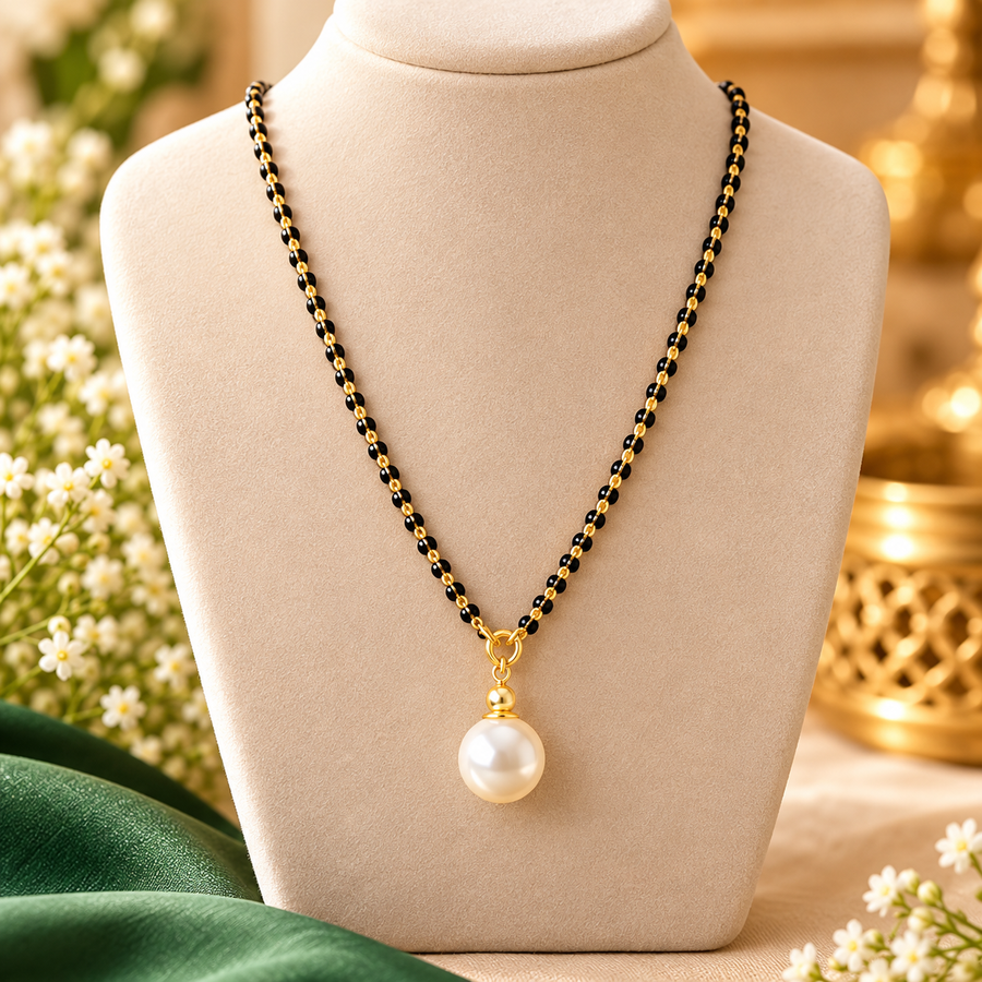 Single Pearl Mangalsutra