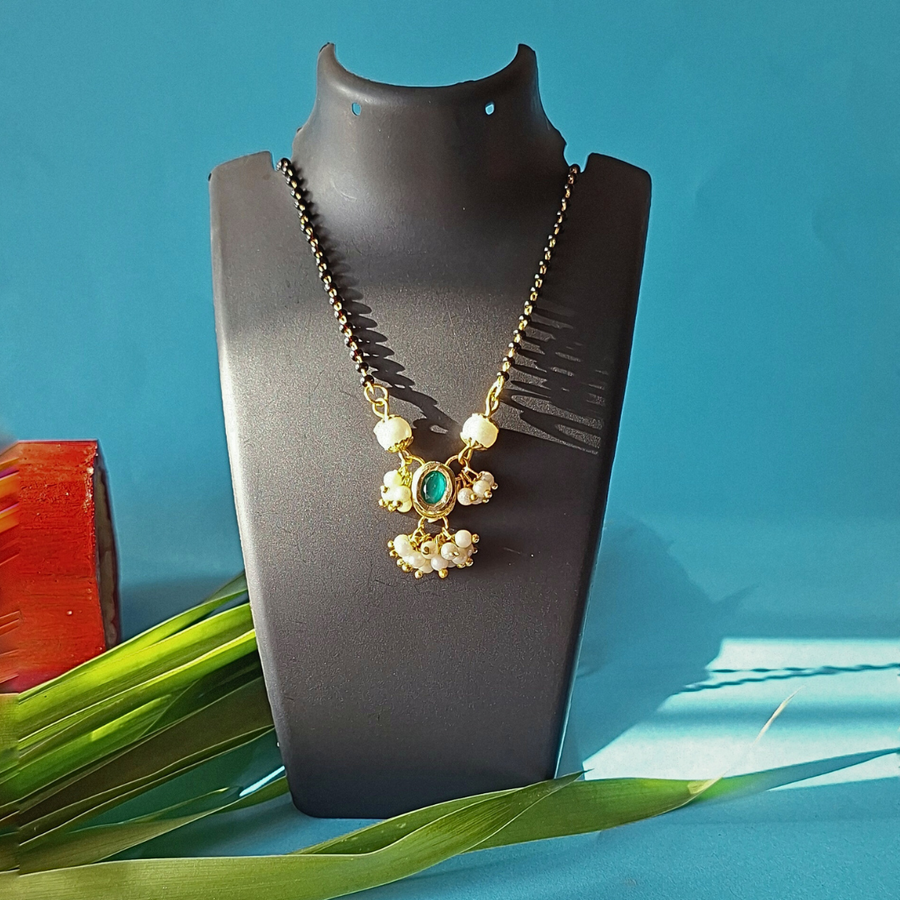 kundan pendant mangalsutra