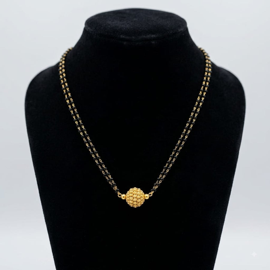 AD Golden Bead mangalsutra